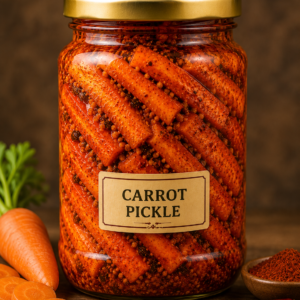 carrot pickle (gajar ka achar)